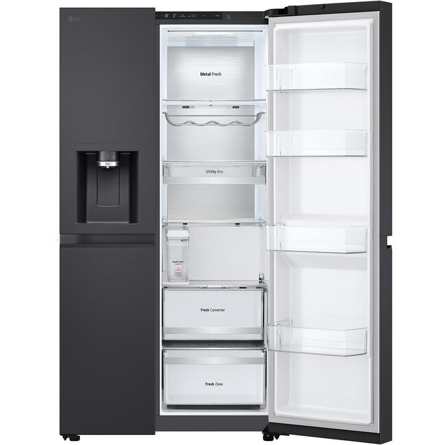 LG GSLE91EVAB | Amerikaanse koelkast | Zwart | B Label