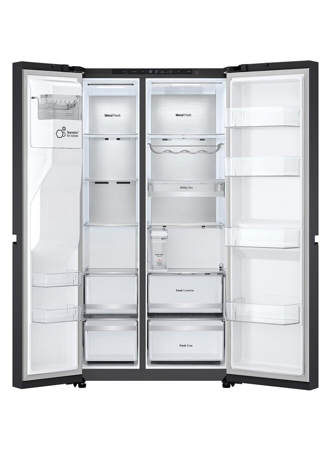 LG GSLE91EVAB | Amerikaanse koelkast | Zwart