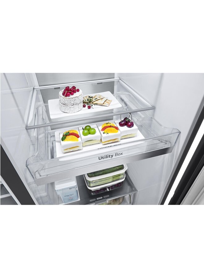 LG GSLE91EVAB | Amerikaanse koelkast | Zwart