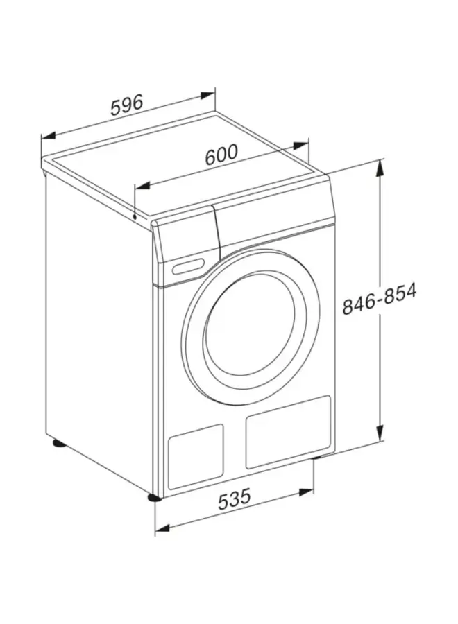 Miele  WEA135 WPS 8kg Active | Wasmachine | Label A