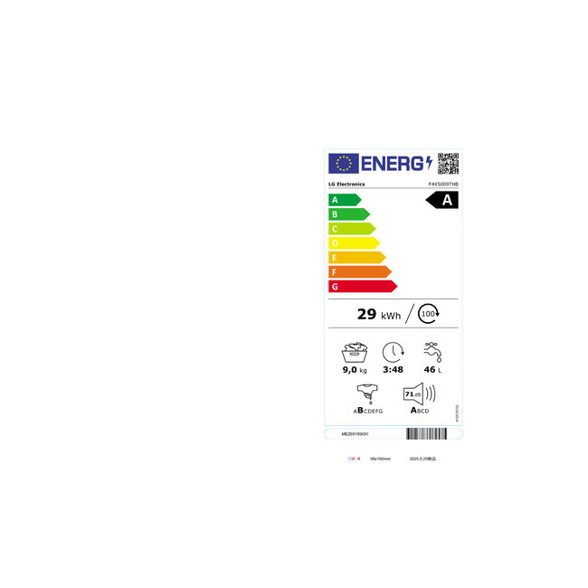 LG  F4X5009THB | Wasmachine | 9 kg | Ai Wash