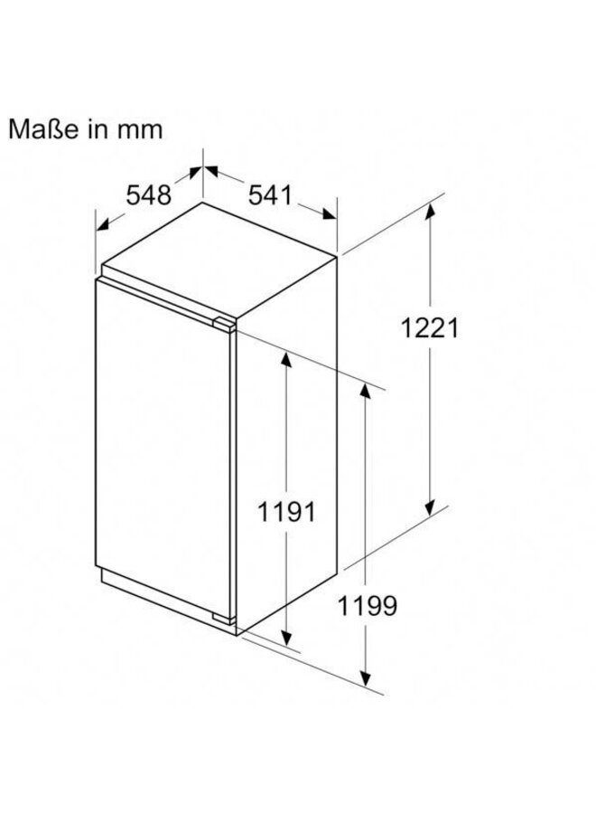 Bosch KIR41VFE0 | Inbouw koelkast | 122 cm | Deur op deur