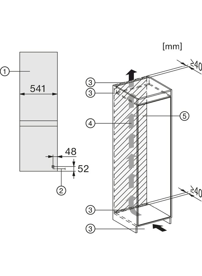 Miele KDN 7724 E Active | Inbouw koelvriescombinatie | 178 cm