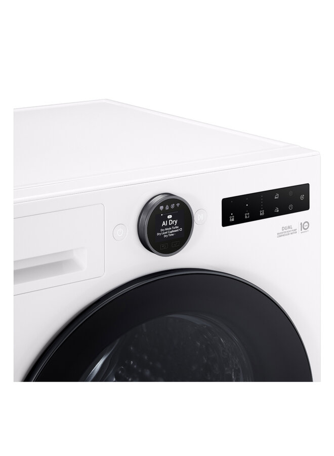 LG RT90X8 | Warmtepompdroger | 9 kg |  AI Dry | TurboDry