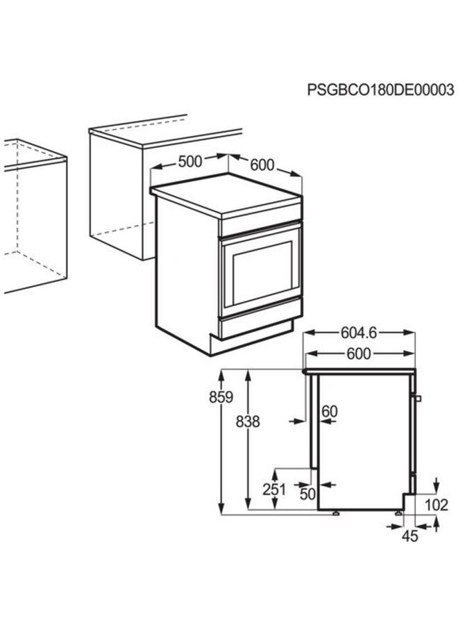 AEG CCB544OCBW | Keramisch Fornuis | Wit