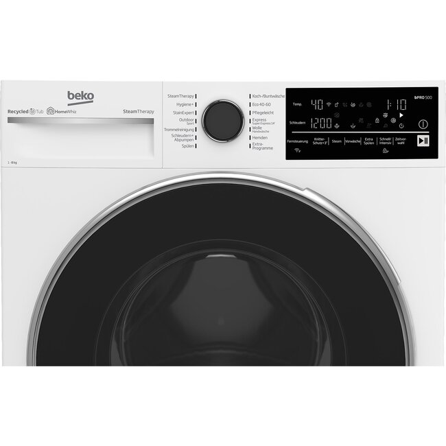 Beko B5WFT78410W | Wasmachine | 8 kg | Steam