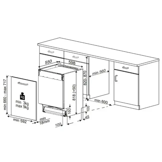 Beko BDIN38640Q2 | Inbouw vaatwasser | Selective