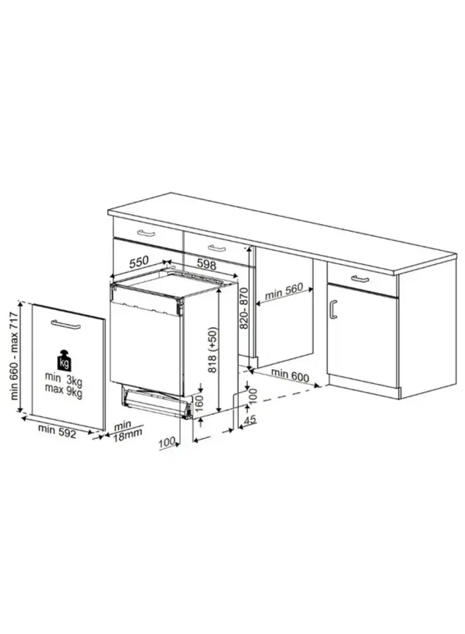 Beko BDIN38640Q2 | Inbouw vaatwasser | Selective
