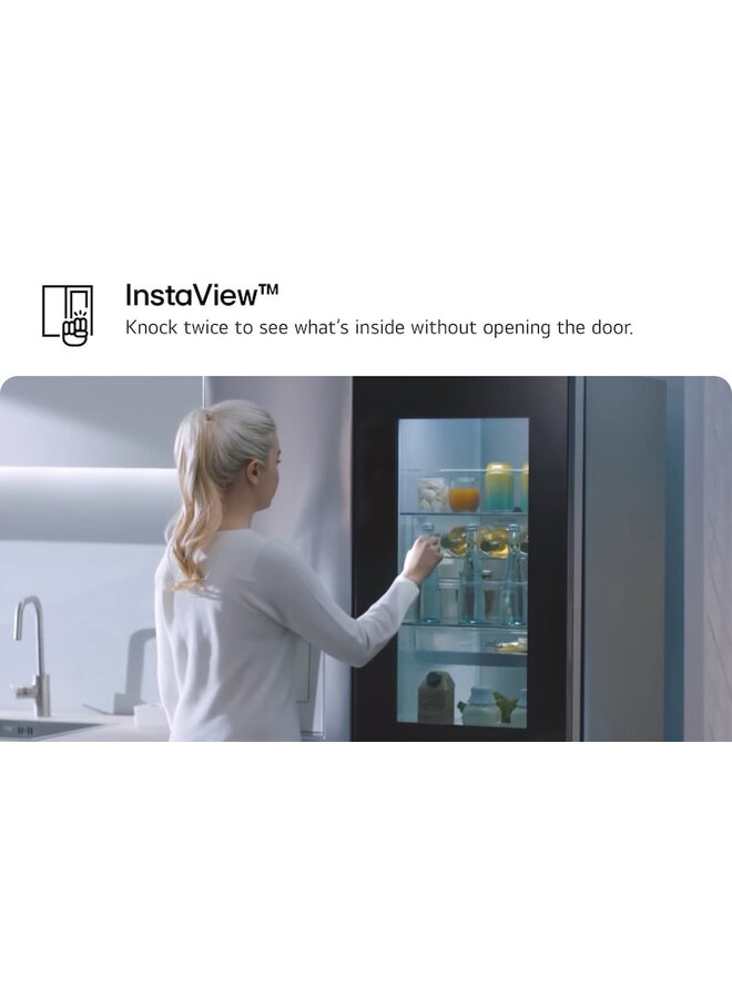 LG GSXE81PYBD | Amerikaanse koelkast | InstaView | RVS