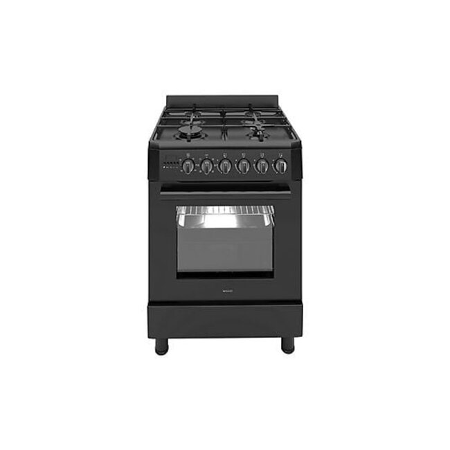 Wiggo WO-E609R(BB) Serie 9 gasfornuis 60 cm Zwart