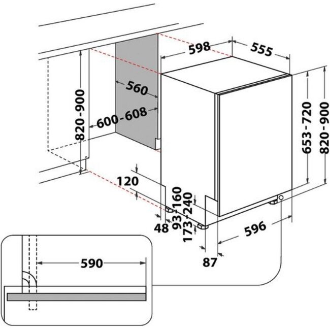 Bauknecht OBIC EcoSilent 9760 | Inbouw vaatwasser | A Label