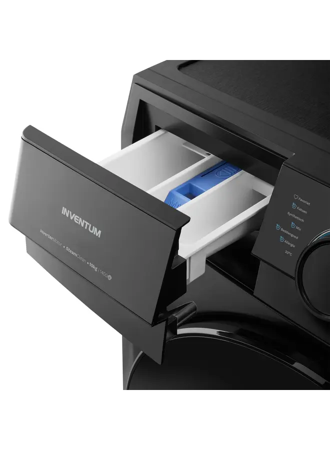 Inventum VWM1010B | Wasmachine | 10 kg | Zwart