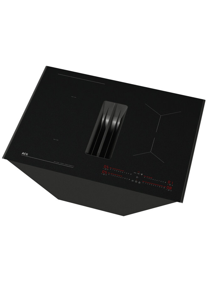 AEG XUB6745IS | Inductie kookplaat met afzuiging | 70 cm | SaphirMatt