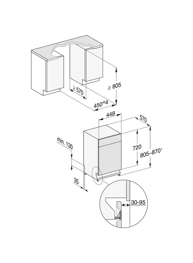 Miele  G 5540 SC SL | Vrijstaande vaatwasser | 45 cm