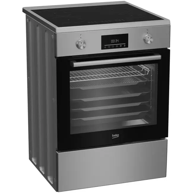 Beko FBMA6930GX | Inductie fornuis | RVS | Airfry