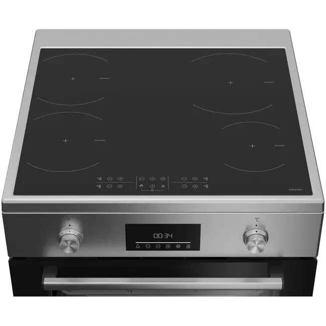 Beko FBMA6930GX | Inductie fornuis | RVS | Airfry