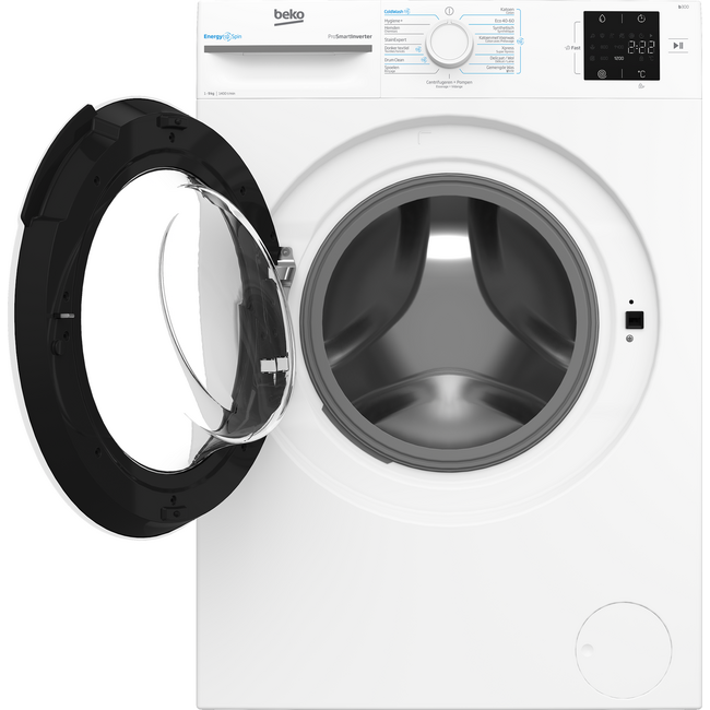 Beko BM3WFU39412CW | Wasmachine | 9 kg | EnergySpin