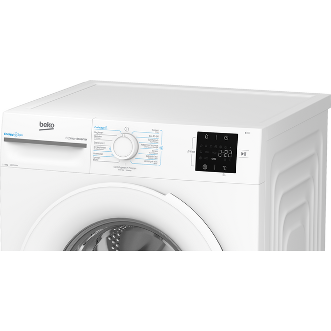 Beko BM3WFU39412CW | Wasmachine | 9 kg | EnergySpin