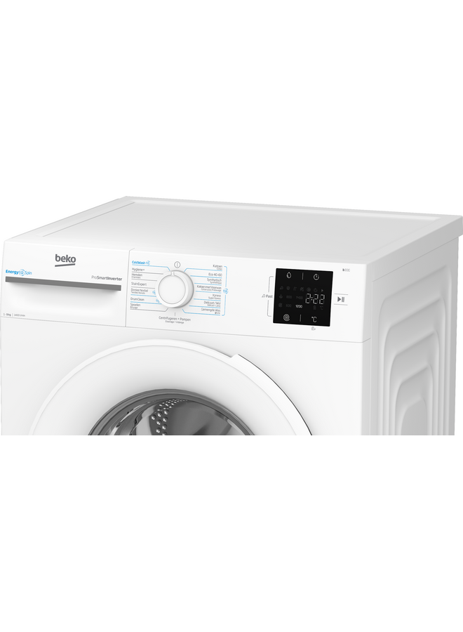 Beko BM3WFU39412CW | Wasmachine | 9 kg | EnergySpin