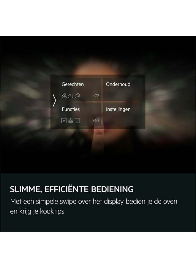 AEG CP7400B | Inbouw oven | 45 cm | SteamBake  | Pyrolyse | Zwart