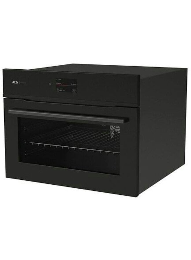 AEG CP7400B | Inbouw oven | 45 cm | SteamBake  | Pyrolyse | Zwart