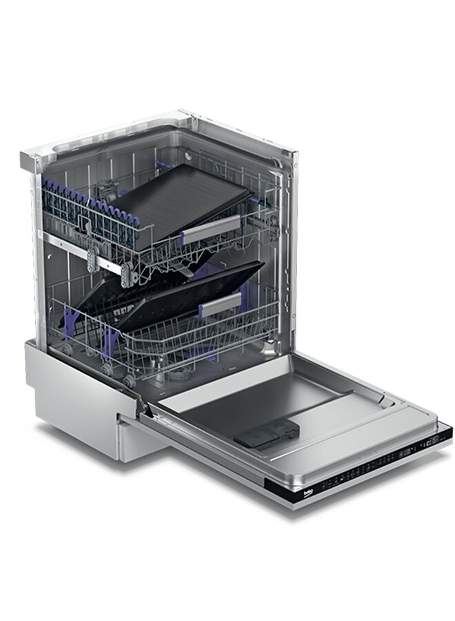 Beko BDDN38561XC Onderbouw vaatwasser | RVS | A