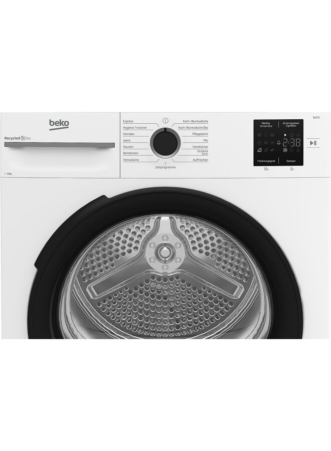 Beko BMS3T382CW | Warmtepompdroger | 8 kg | C