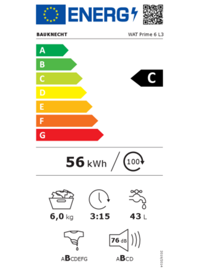Bauknecht WAT Prime 6 L3 | Bovenlader wasmachine