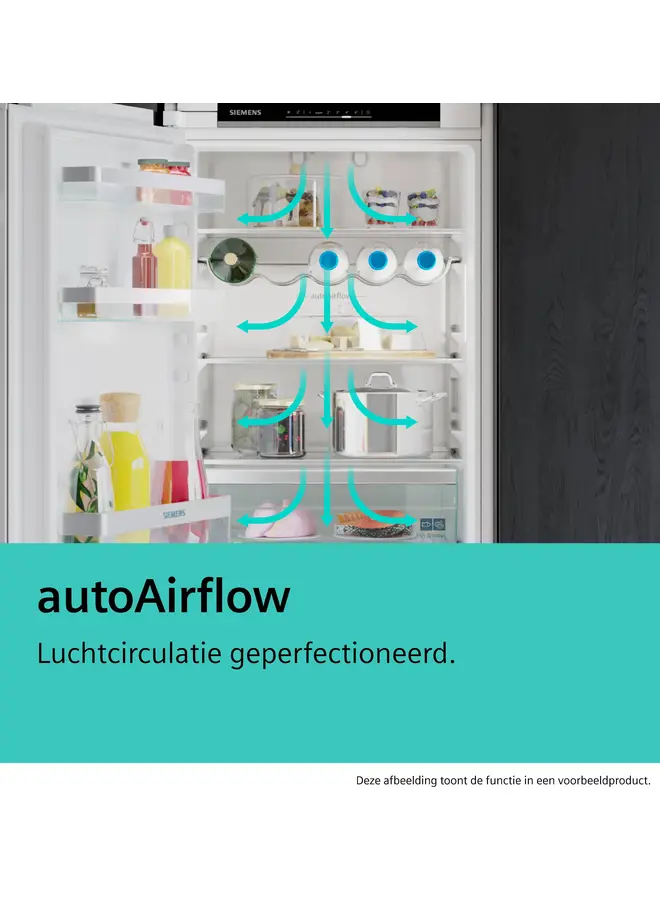 Siemens KI42LADD1 | Inbouwkoelkast | 122 cm | Deur op Deur