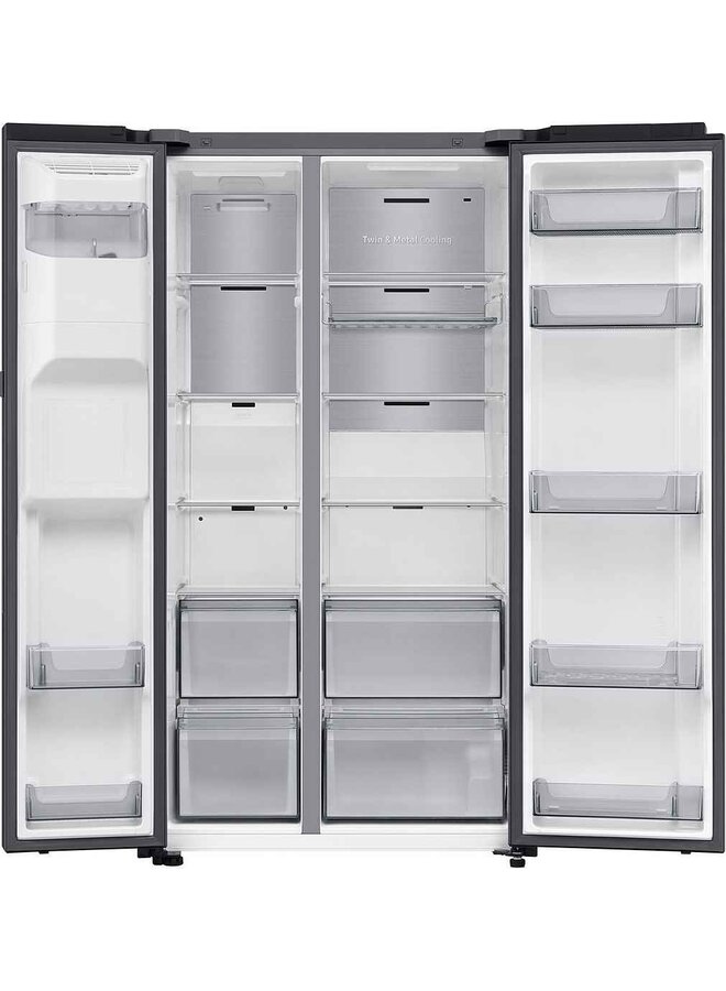 Samsung RS80F66KCFEF | Amerikaanse koelkast | C label | Zwart