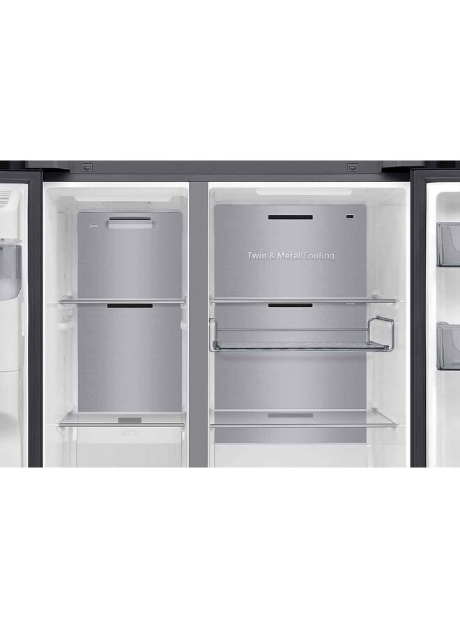 Samsung RS80F66KCFEF | Amerikaanse koelkast | C label | Zwart