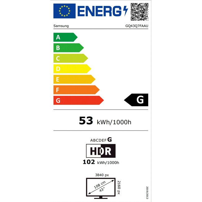 Samsung GQ50Q7F AAUXZG | QLED TV | Vision | AI Smart TV | 50 inch