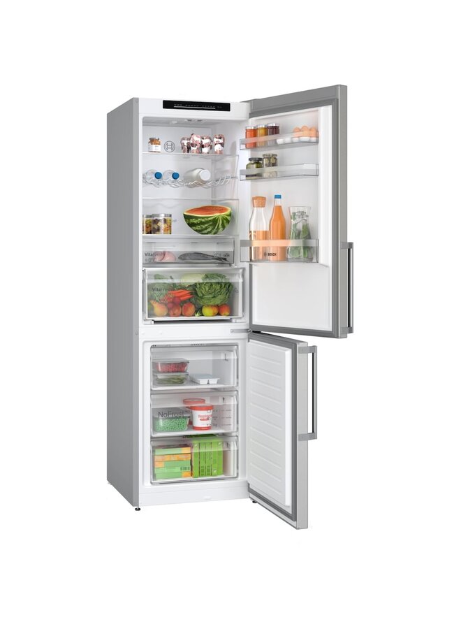 Bosch KGN36VIBT | Koelvriescombinatie | RVS | 186 | B label