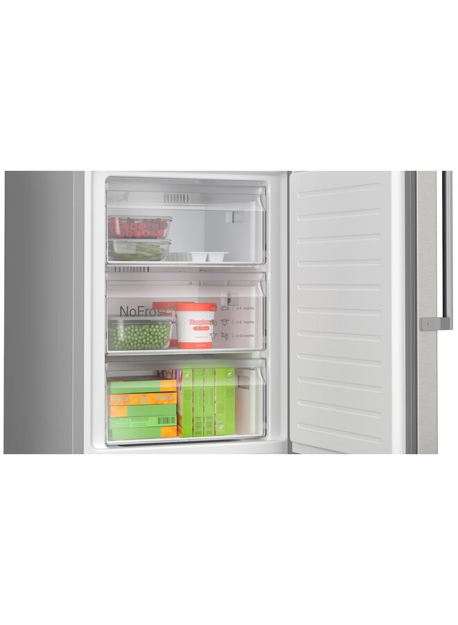 Bosch KGN36VIBT | Koelvriescombinatie | RVS | 186 | B label