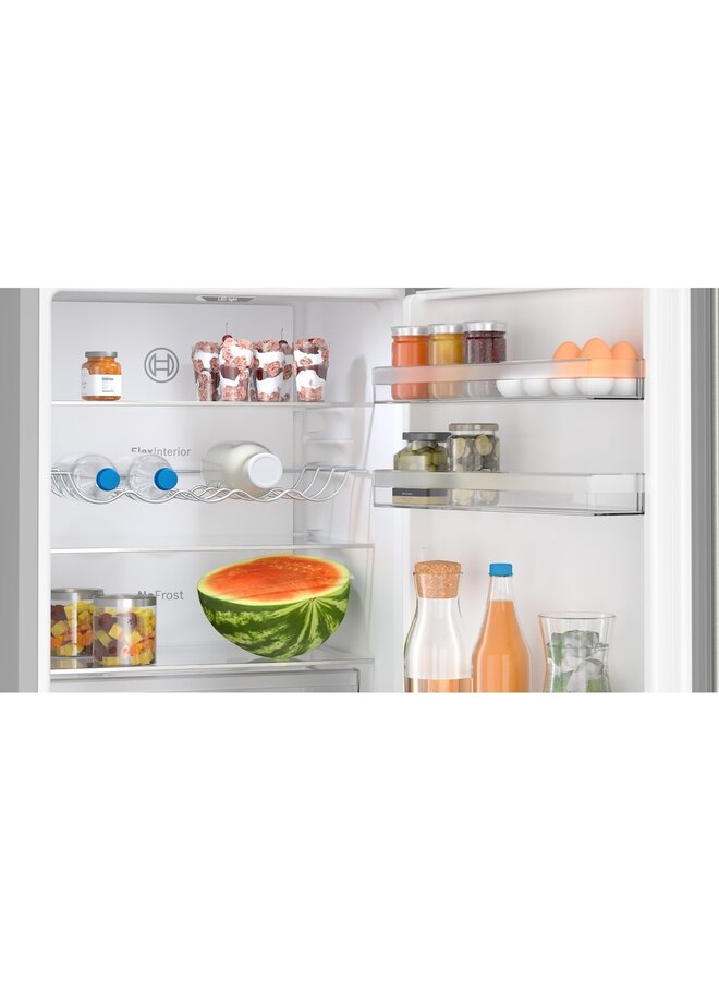 Bosch KGN36VIBT | Koelvriescombinatie | RVS | 186 | B label