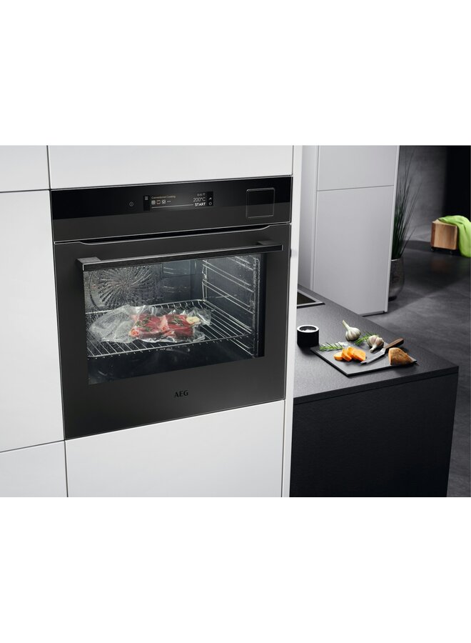 AEG BSK898330T | Inbouw Combi Stoom oven | Mat Zwart