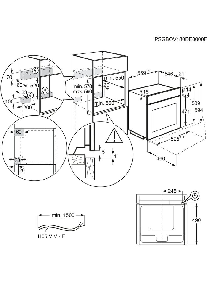 AEG BSK898330T | Inbouw Combi Stoom oven | Mat Zwart