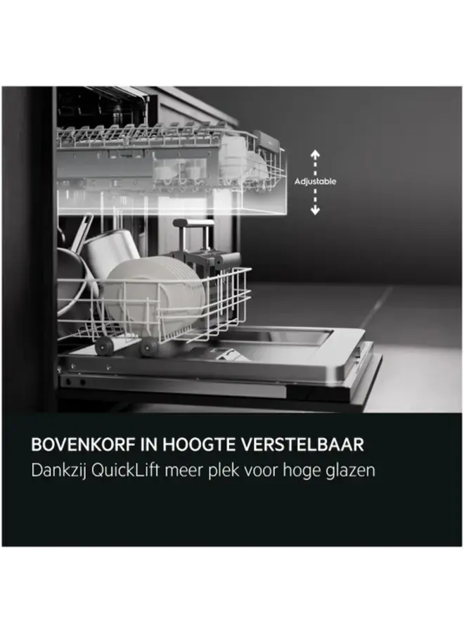 AEG FES5368XZM | Half geintegreerde vaatwasser | SatelliteClean