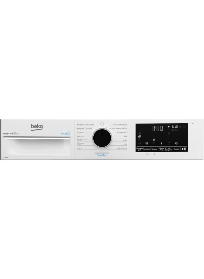 Beko B3TO82C9W | Warmtepompdroger | 8 kg | C Label