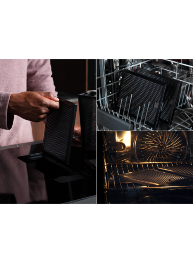 AEG XUB6845IB | Inductie kookplaat met afzuiging