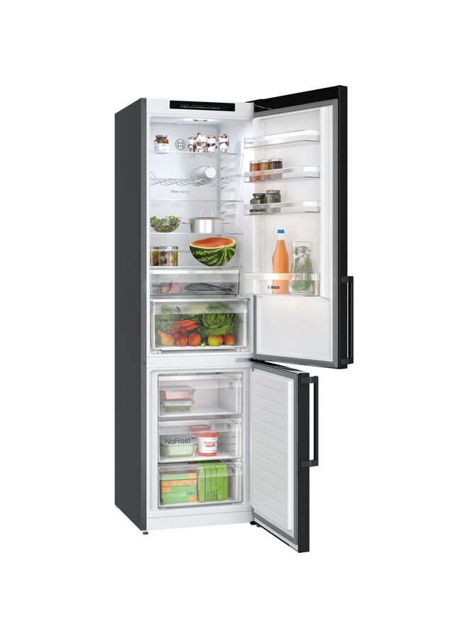 Bosch KGN39VXAU | Koelvriescombinatie | 203 cm | Zwartstaal