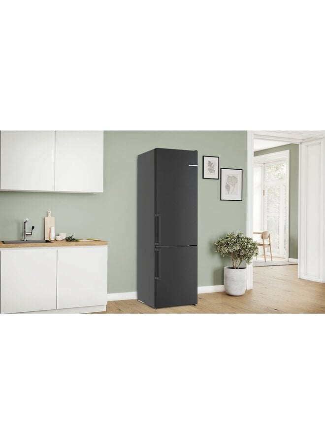Bosch KGN39VXAU | Koelvriescombinatie | 203 cm | Zwartstaal