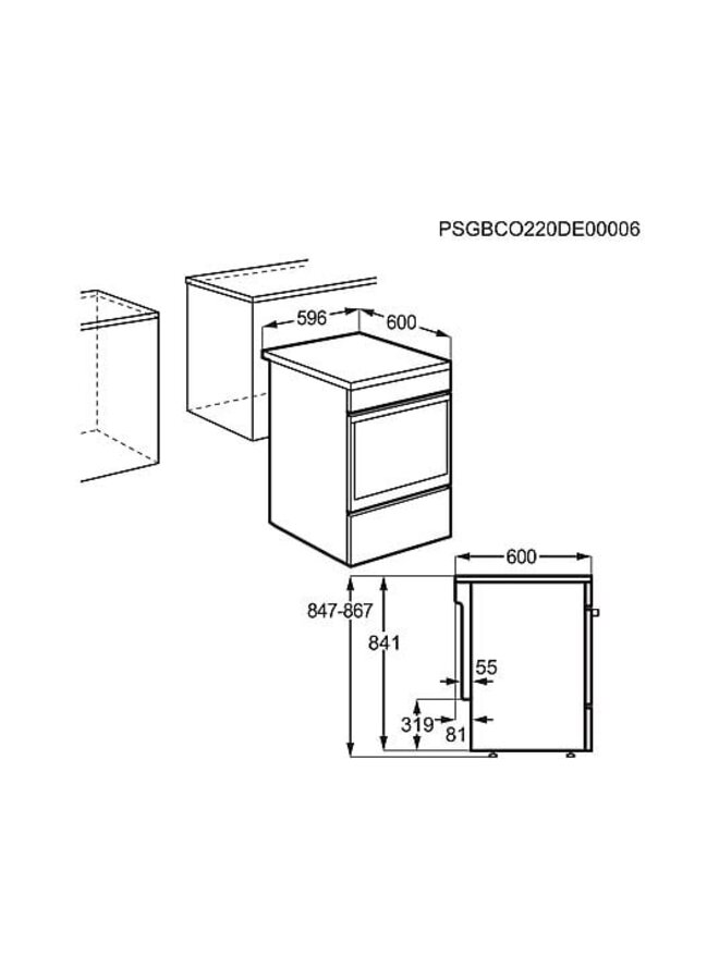 AEG CCB6206ABW | Keramisch fornuis | 60 cm | Wit