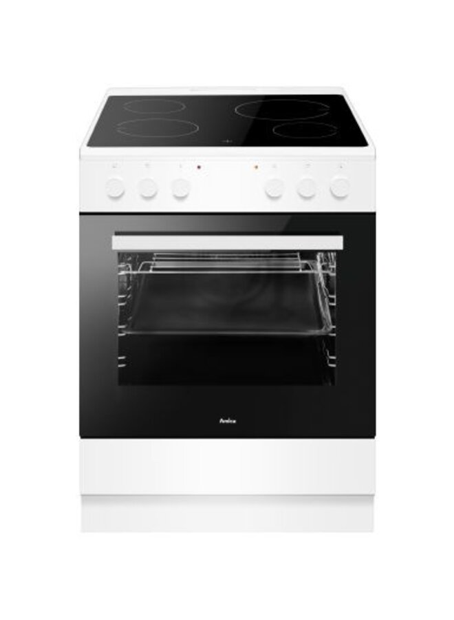 Amica SHC 913 001 W | Keramisch fornuis | 60 cm | SteamClean