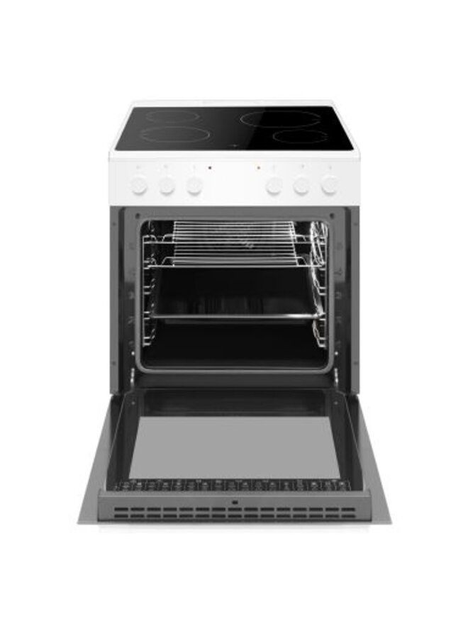Amica SHC 913 001 W | Keramisch fornuis | 60 cm | SteamClean