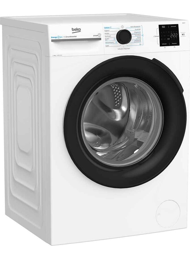 Beko BM3WFU3841X | Wasmachine | 8 kg | EnergySpin