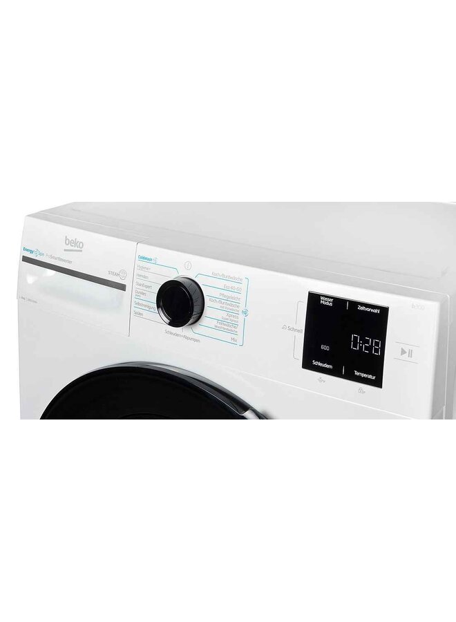 Beko BM3WFU3841X | Wasmachine | 8 kg | EnergySpin