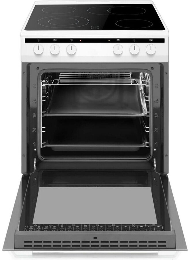 Amica SHC 11642 W | Keramisch fornuis | 60 cm