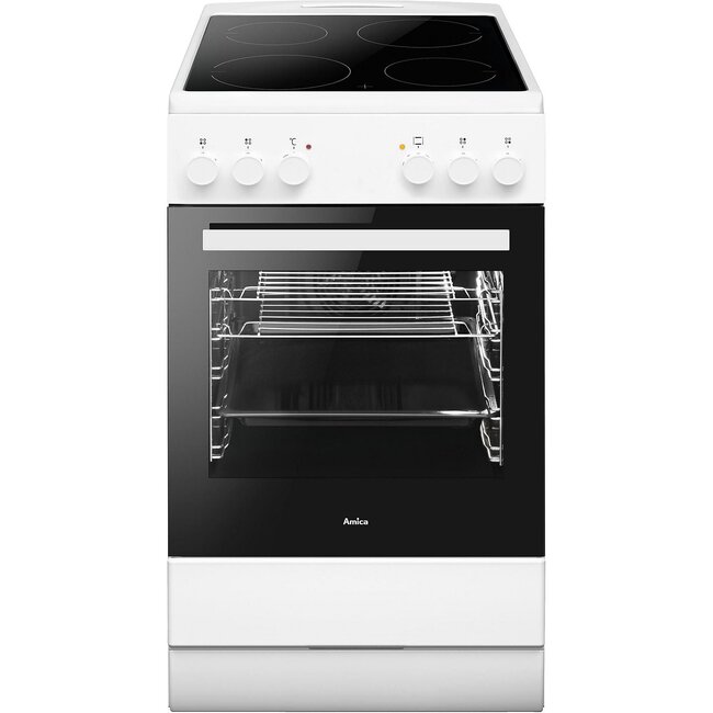 Amica SHC 903 031 W | Keramisch fornuis | 50 cm