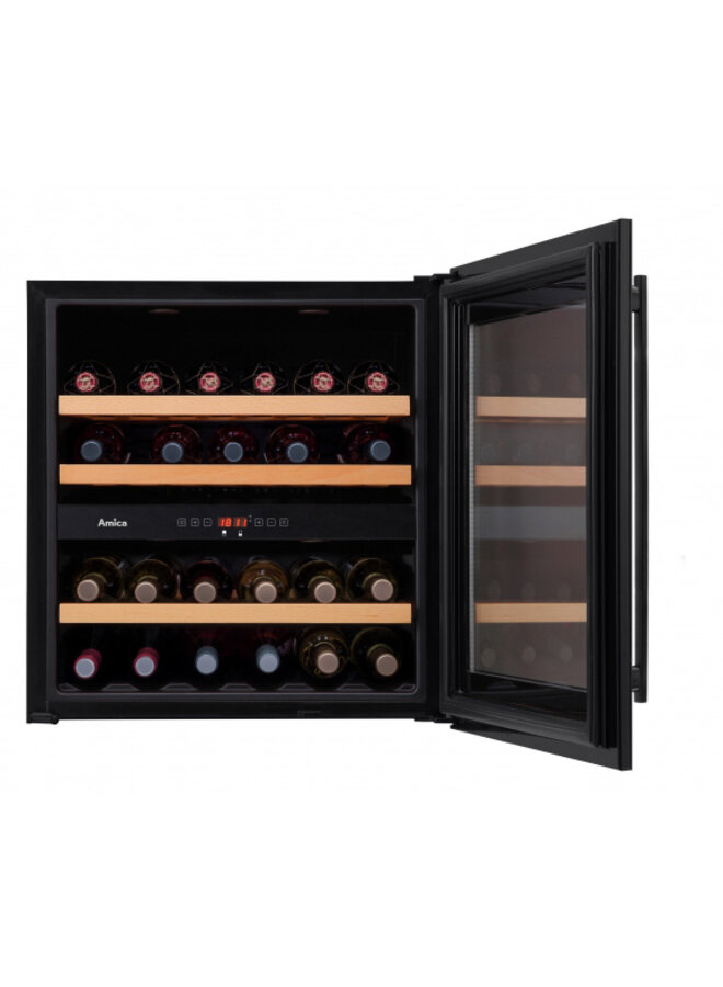 Amica WK341212S | inbouw wijnkoeler | 34 flessen | Nis 60